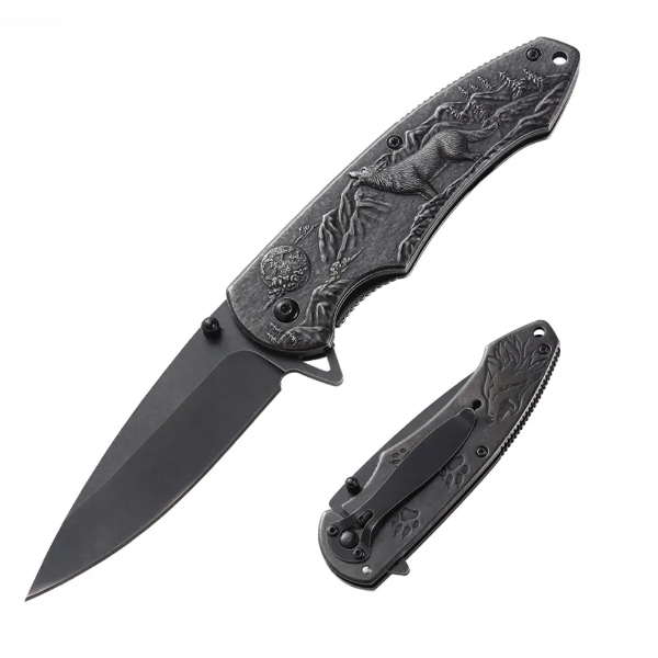 Foto do Produto Tatico Canivete Browning NF6598 De 20CM - Cinza