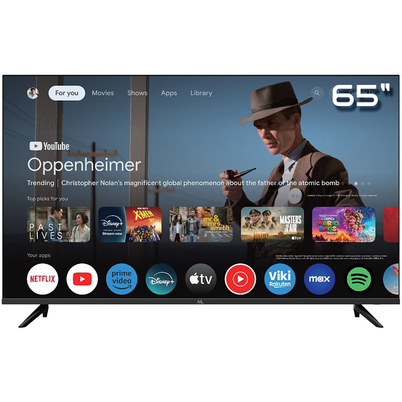 Foto do Produto Smart TV QLED Mtek 65" MKQ65FSGU 4K Ultra HD