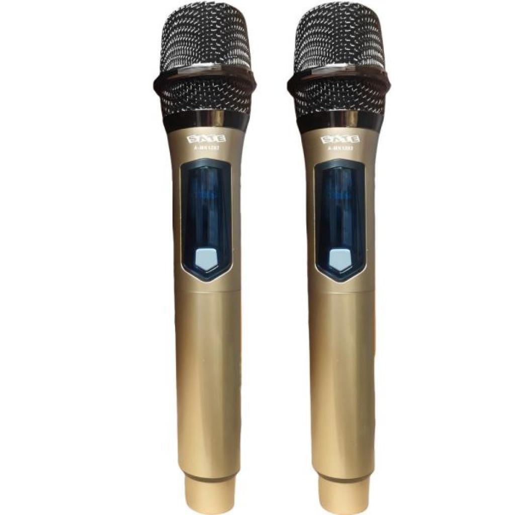 Foto do Produto Microfone Satellite A-MK1202 Dourado S/Fio