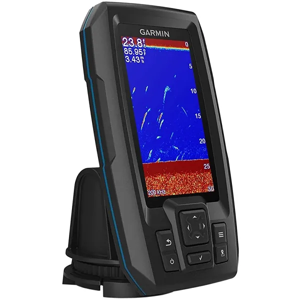 Foto do Produto Sonar para Pesca Garmin Striker Plus 4 + Transducer 010-01870-01 de 4.3" com GPS - Preto