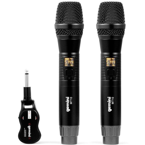 Foto do Produto Microfone Sem Fio Gemini GMU-M200 UHF