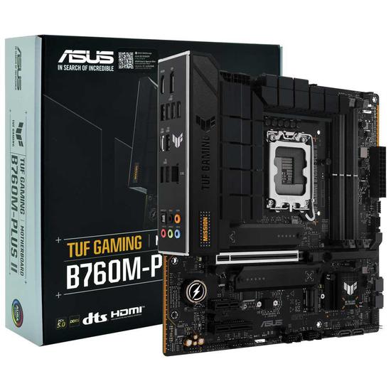 Foto do Produto Placa Mãe Asus TUF Gaming B760M-Plus II Intel Soquete LGA 1700