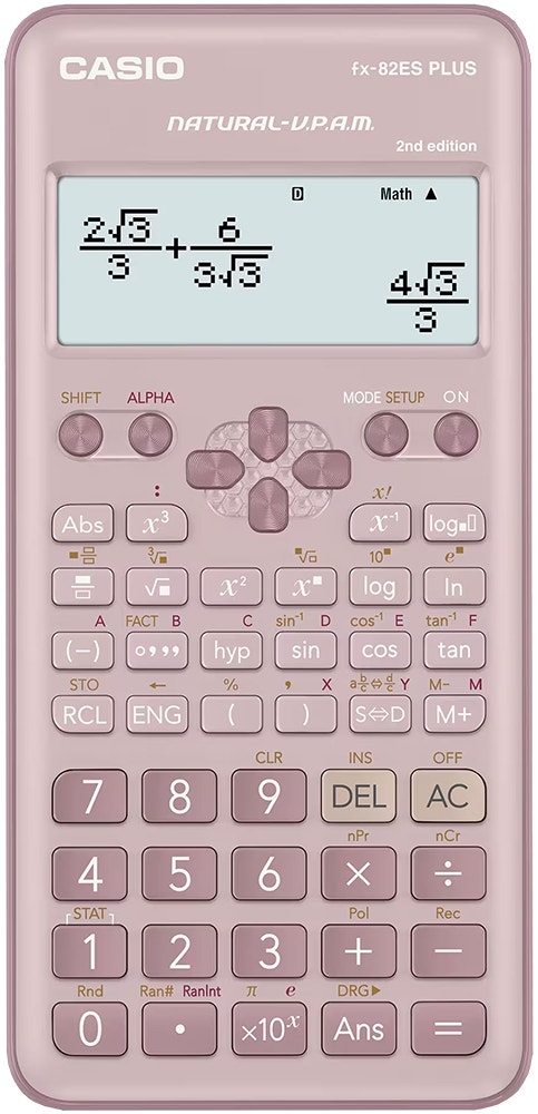 Foto do Produto Calculadora Científica Casio FX-82ES Plus-PK 2da Edição Rosa