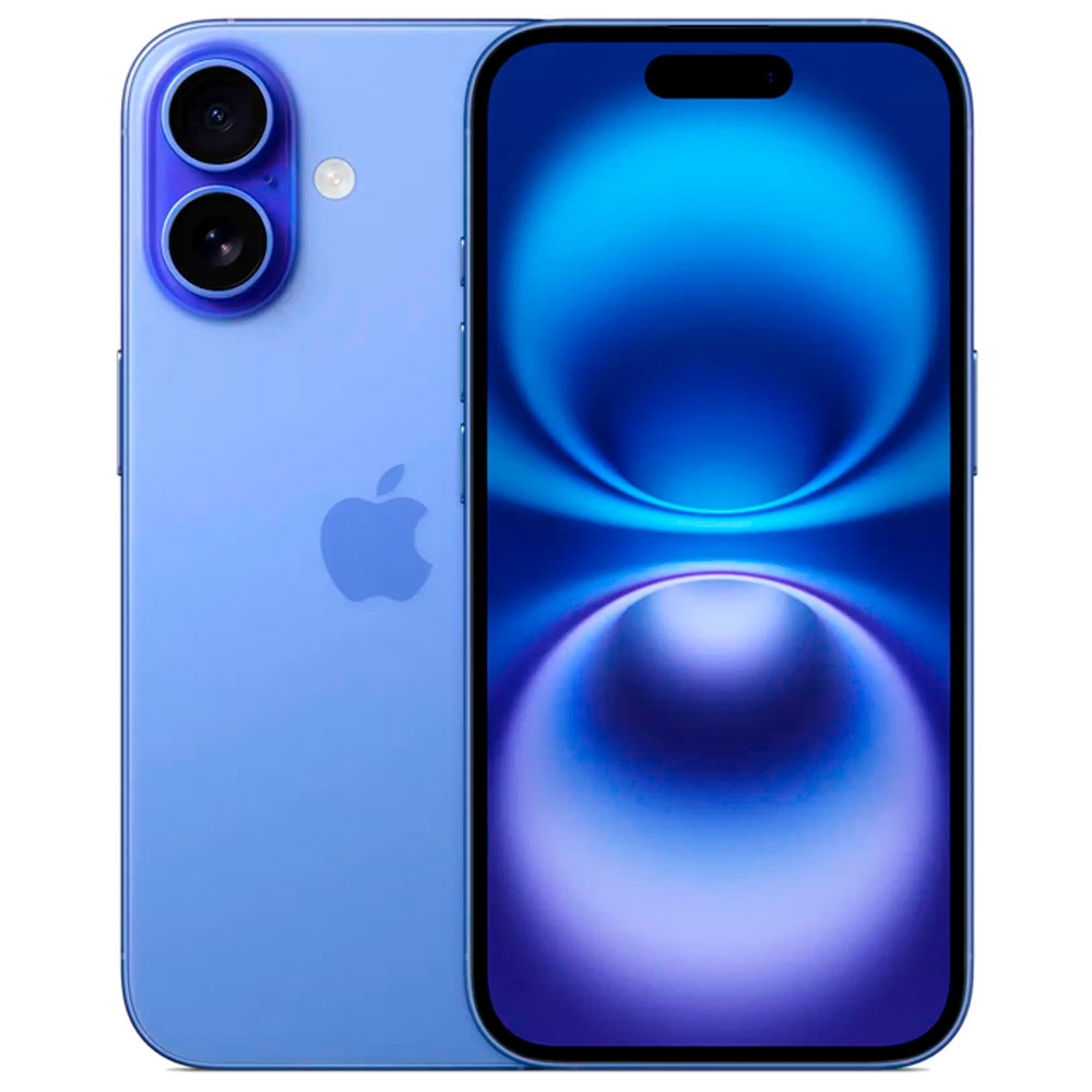 Foto do Produto Celular Apple iPhone 16 A3287HN - 8/128GB - 6.1'' - Single-Sim - NFC - Ultra Marine