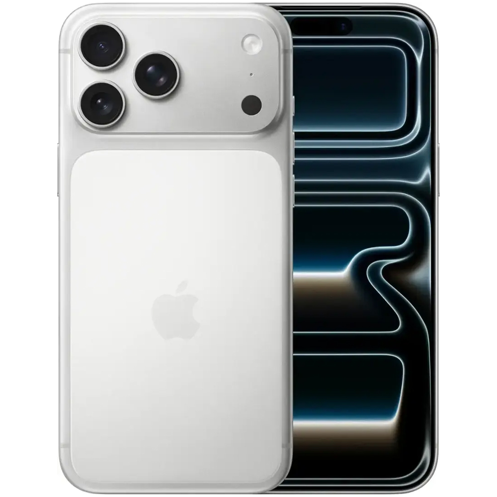 Foto do Produto Apple iPhone 17 Pro Max 512GB A3257 LL Tela Super Retina XDR 6.9 / Cam Tripla 48+48+48MP/18MP Center Stage / iOS 26 - Silver