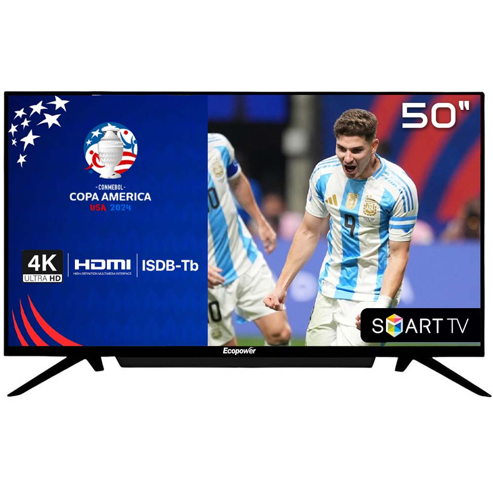 Foto do Produto Smart TV LED 50" Ecopower EP-TV050 4K Ultra HD