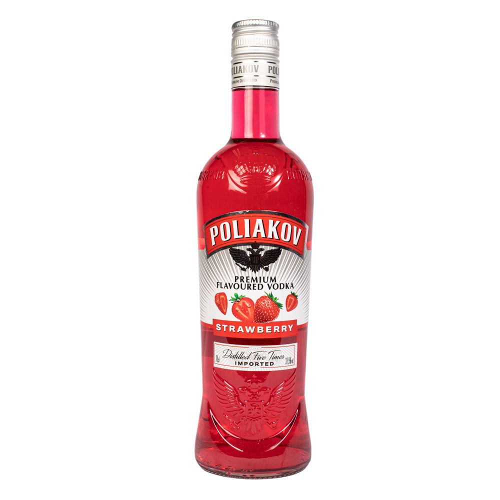 Foto do Produto VODKA POLIAKOV STRAWBERRY 700ML