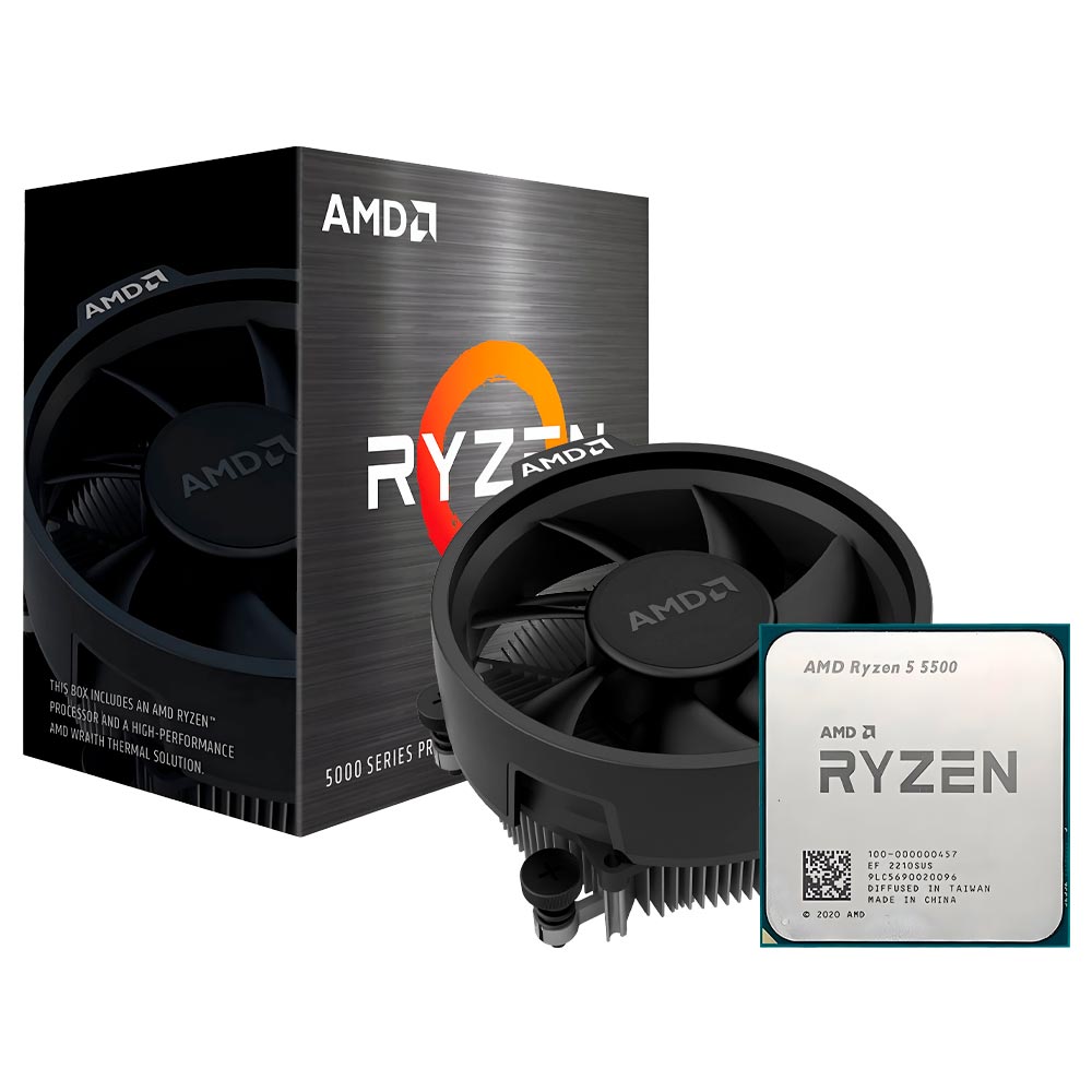 Foto do Produto Processador AMD Ryzen 5 5500 Socket AM4 / 3.6GHz / 19MB