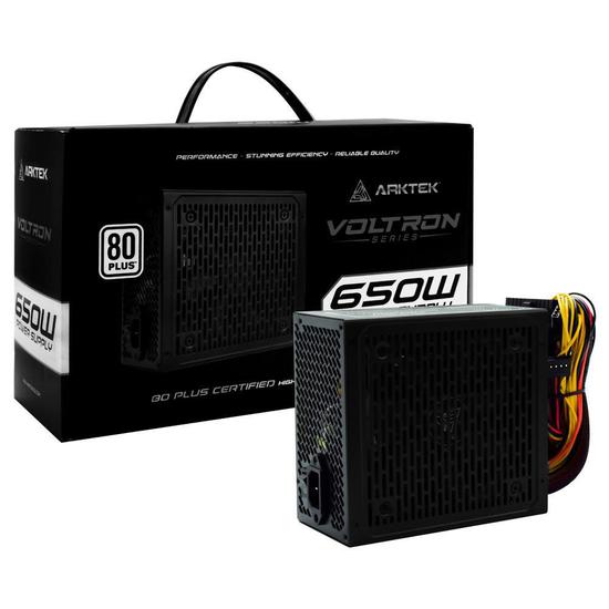 Foto do Produto Fonte Arktek ATX Voltron AK-ATX650WW 80 Plus White 650W