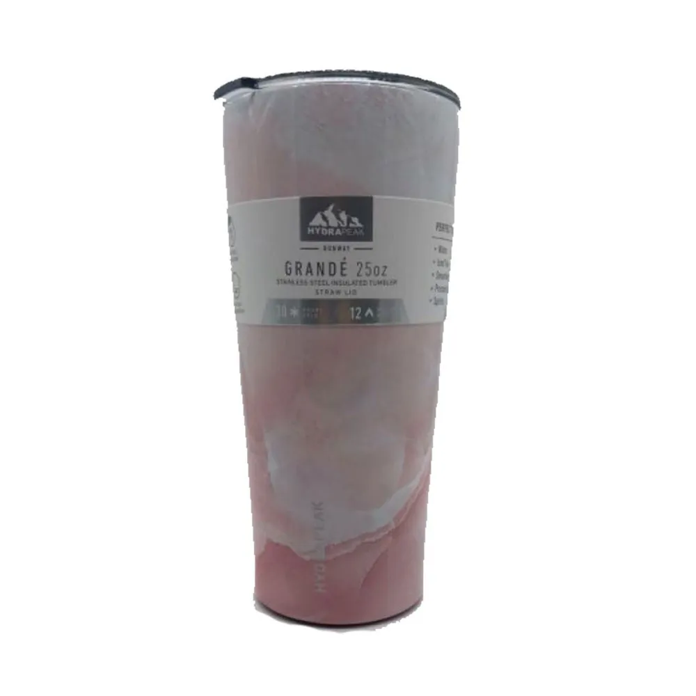 Foto do Produto Copo Térmico Hydrapeak HP-GRANDE-25-PINKMRB 739ML - Rosa Marmore