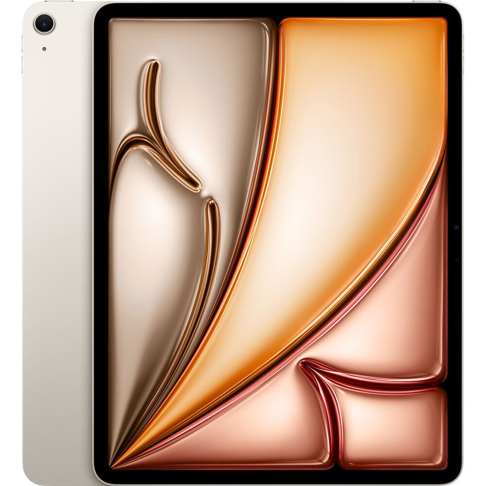 Foto do Produto Apple iPad Air 13" Wi-Fi 256GB M3 MCNQ4LL/A (2025) - Starlight
