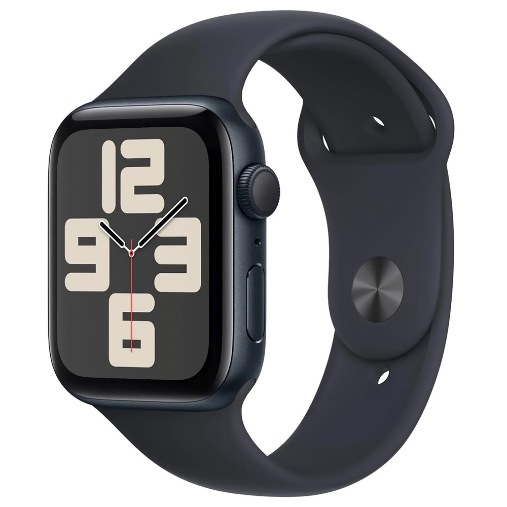 Foto do Produto Apple Watch SE2 MXE93LL/A 40MM / M-L / GPS / Aluminium Sport Band - Midnight