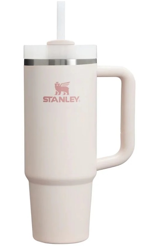Foto do Produto Copo Térmico Stanley The Quencher H2.0 FlowState Tumbler 887mL - Rose Quartz