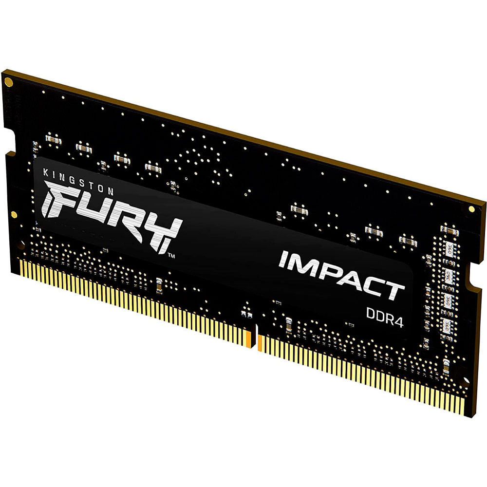 Foto do Produto Memoria RAM Notebook Kingston DDR4 32GB 3200MHz Black Fury Impact - KF432S20IB/32