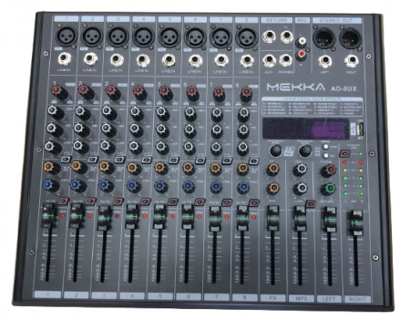 Foto do Produto MESA DE SOM MEKKA AD8-UX