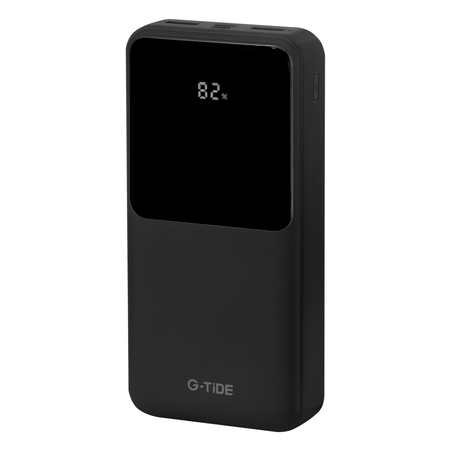 Foto do Produto Carregador Portátil G-Tide Easy 2 - 20000mAh - 2xUSB/Tipo C/MicroUSB - Preto