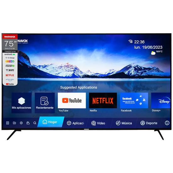 Foto do Produto TV Magnavox LED 75MEZ573/M1 Ultra HD 75" 4K