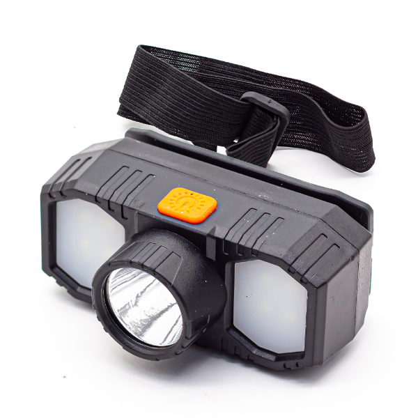 Foto do Produto Lanterna de Cabeça LED High Power HeadLamp ZLZ155 Recarregável - Preto