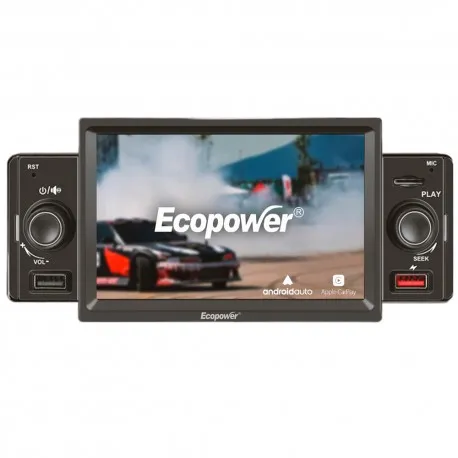 Foto do Produto ECOPOWER CENTRAL MULTIMEDIA EP-8748 5" TOUCH USB/SD/AUX/BT/APP