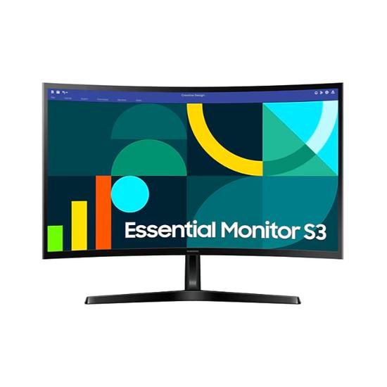 Foto do Produto MONITOR 27 SAMSUNG ESSENTIAL LS27D366GANXZA CURVED 100HZ VGA/HDMI