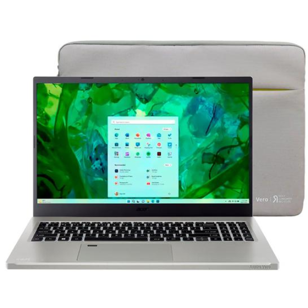 Foto do Produto NOTEBOOK ACER ASPIRE VERO AV16-51P-7063 ULTRA7-155U 4.8GHZ/ 16GB/ 512 SSD/ 16" IPS WQXGA/ BACKLIT KEYBOARD/ COBBLESTONE GRAY/ W11H