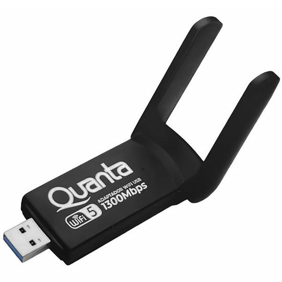Foto do Produto Adaptador Wireless Quanta QTAAD1300 1300MBPS