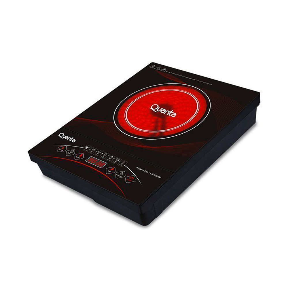 Foto do Produto Fogão Elétrico Quanta QTFEI200 - 2000W - 1 Boca - Infravermelho - 220V - Preto