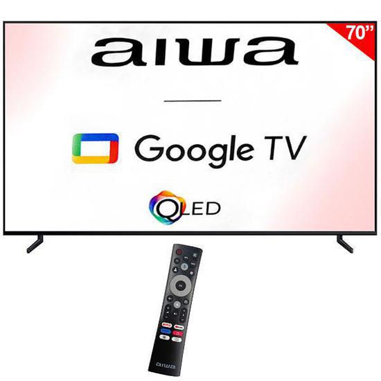 Foto do Produto TV Aiwa QLED AW70B4QFG Ultra HD 70" 4K
