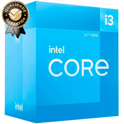 Foto do Produto PROCESSADOR INTEL CORE I3 12100F SOCKET LGA 1700 / 3.30GHZ / 12MB