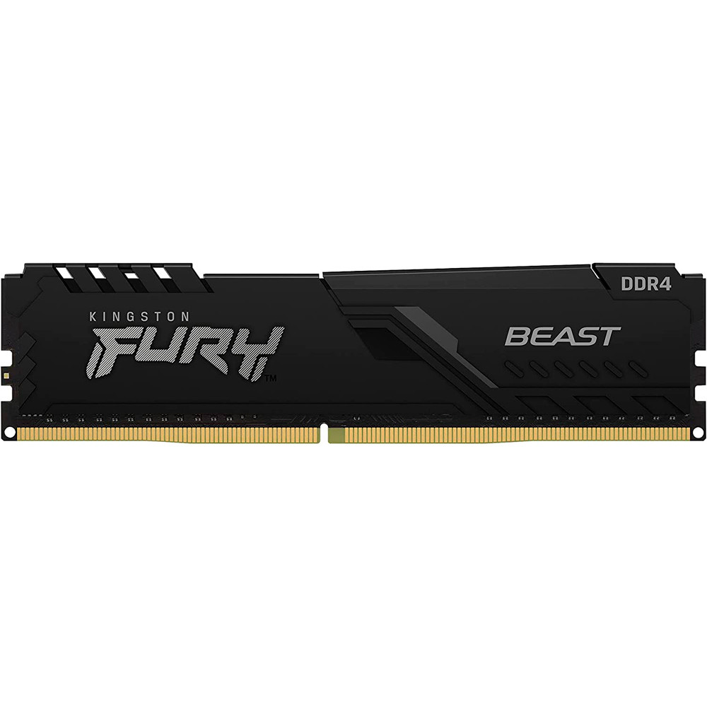 Foto do Produto Memoria RAM Kingston DDR4 16 GB 3600MHz Black Fury Beast - KF436C18BB/16