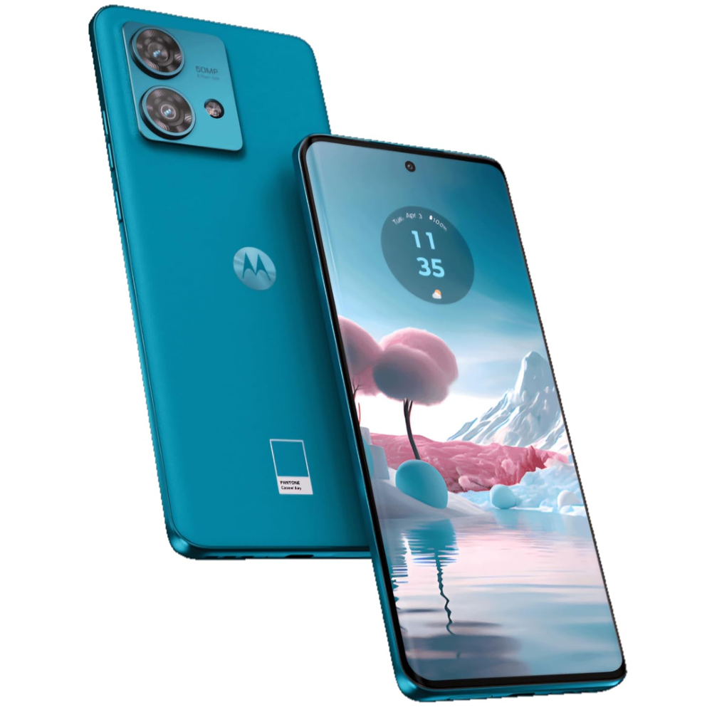 Foto do Produto Smartphone Motorola Edge 40 Neo 5G XT2307-1 12/256GB / Tela 6.5 / Cam 50+13MP / Android 13 - Caneel Bay