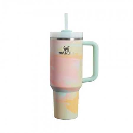 Foto do Produto Copo Termico Stanley Quencher H2.0 Flowstate 1.18L Warm Serene Brushstrokes