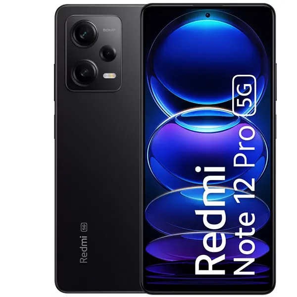 Foto do Produto Celular Xiaomi Redmi Note 12 Pro 5G Dual SIM de 256GB/8GB RAM de 6.67" 50+8+2MP/16MP - Midnight Black (China Software Global)