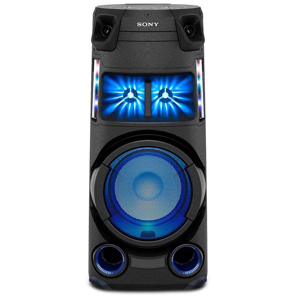 Foto do Produto Caixa de Som Sony MHC-V43D - Bluetooth - CD/DVD - HDMI - USB - FM - Bivolt - Preto