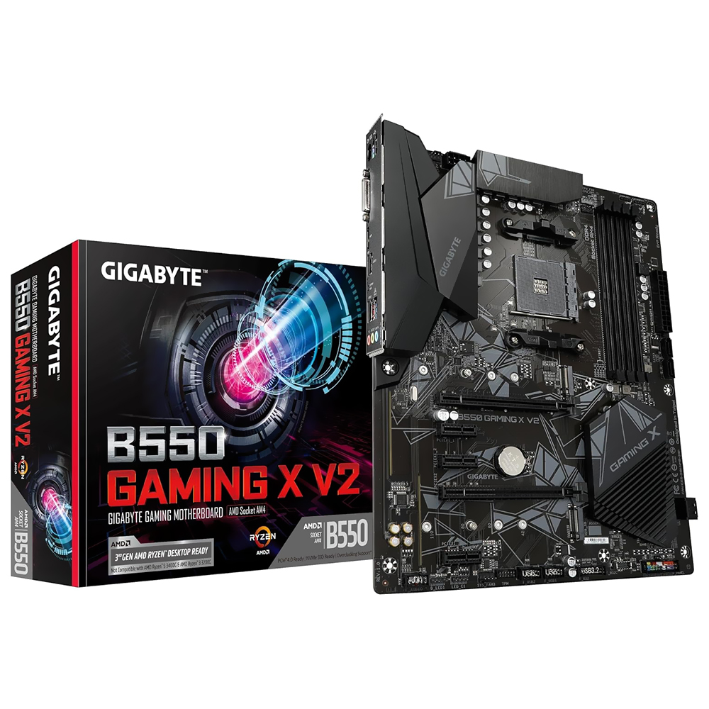 Foto do Produto Placa Mae Gigabyte B550 Gaming X V2 Socket AM4 / DDR4