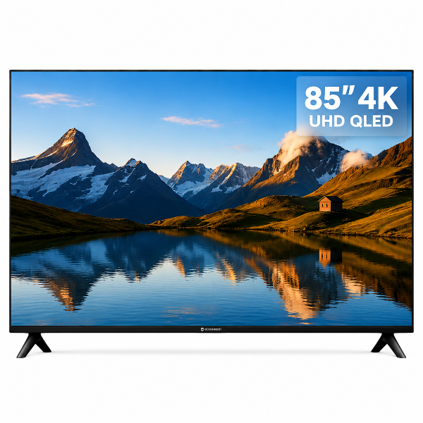 Foto do Produto TV Ecogreen 85 LED Smart 4K com Gorilla Glass Wi-Fi Bluetooth USB