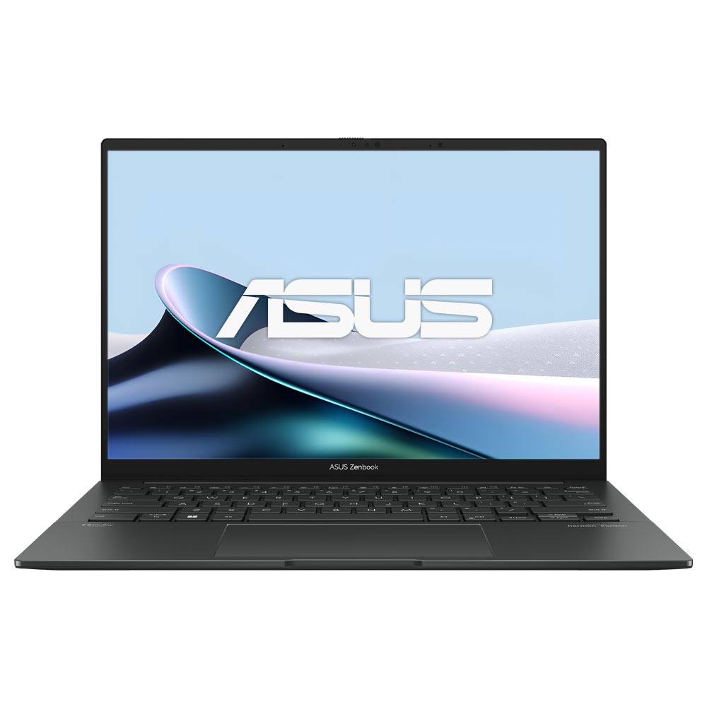 Foto do Produto Notebook ASUS Zenbook 14 OLED Q415MA-U5512 Intel Core Ultra 5 125H Tela Touch OLED WUXGA 14.0" / 8GB de RAM / 512GB SSD - Jasper Cinza (Ingles)