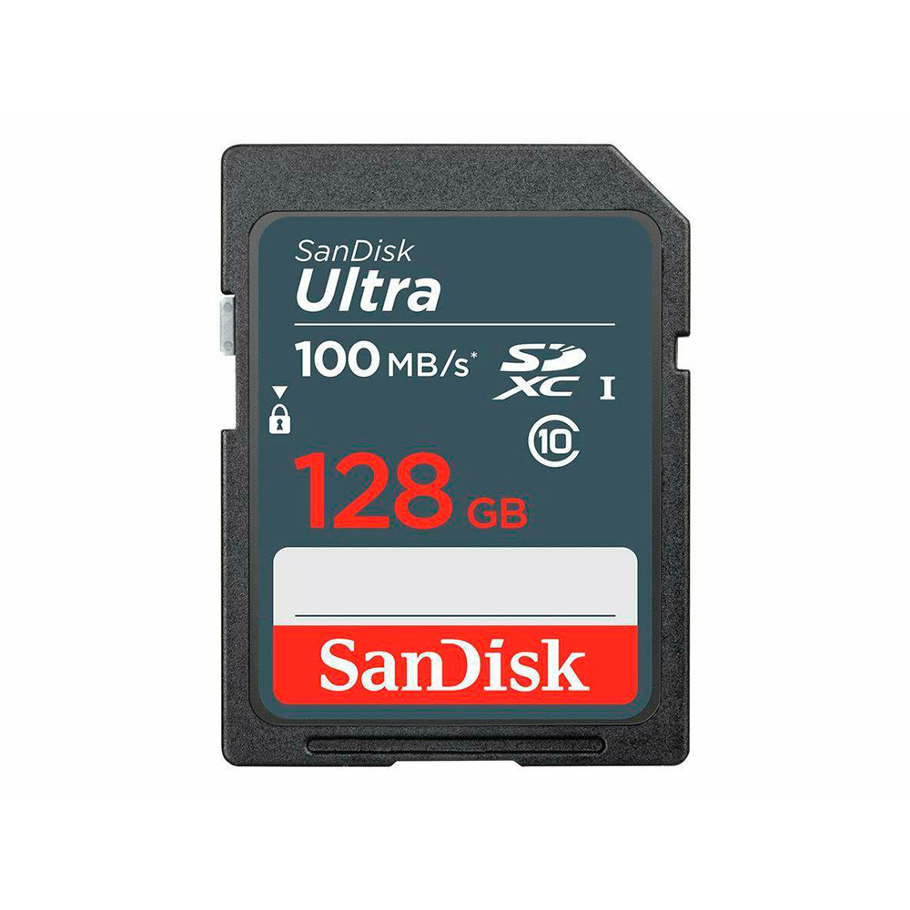 Foto do Produto Cartão de Memória SanDisk Ultra SDXC 128GB 100MB/s Classe 10 - SDSDUNR-128G-GN3IN