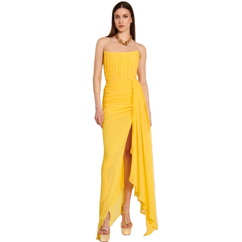 Foto do Produto VESTIDO SLEEN 10485 AMARILLO