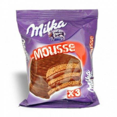 Foto do Produto ALFAJOR MILKA TRIPLE MOUSSE 55G