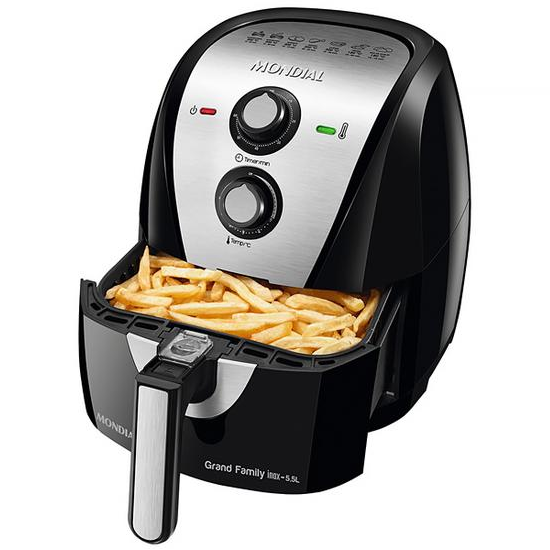 Foto do Produto Fritadeira Elétrica Mondial Grand Family Inox AF-55I 110V