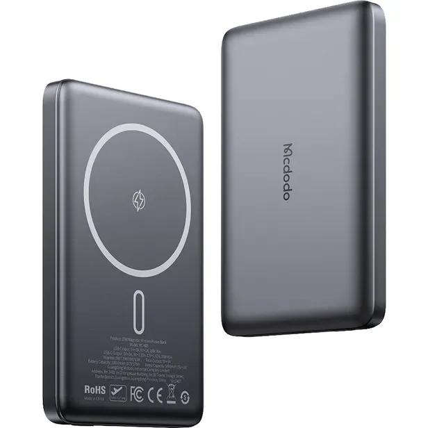 Foto do Produto MCDODO CARGADOR PORTATIL WIRELESS MC-4651 MAGNETIC 10000MAH 20W BLACK
