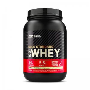 Foto do Produto Whey Protein Gold Standard 2lb 909g Optimum Nutrition Vanilla Ice Cream