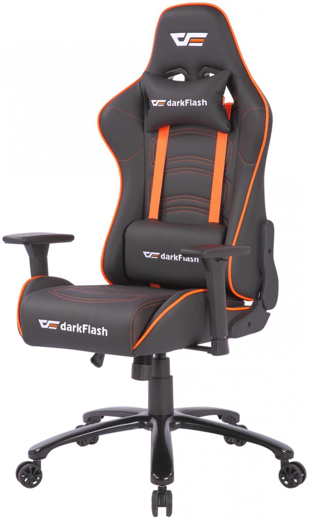 Foto do Produto CADEIRA GAMER DARKFLASH RC-600 PRETO/LARANJA