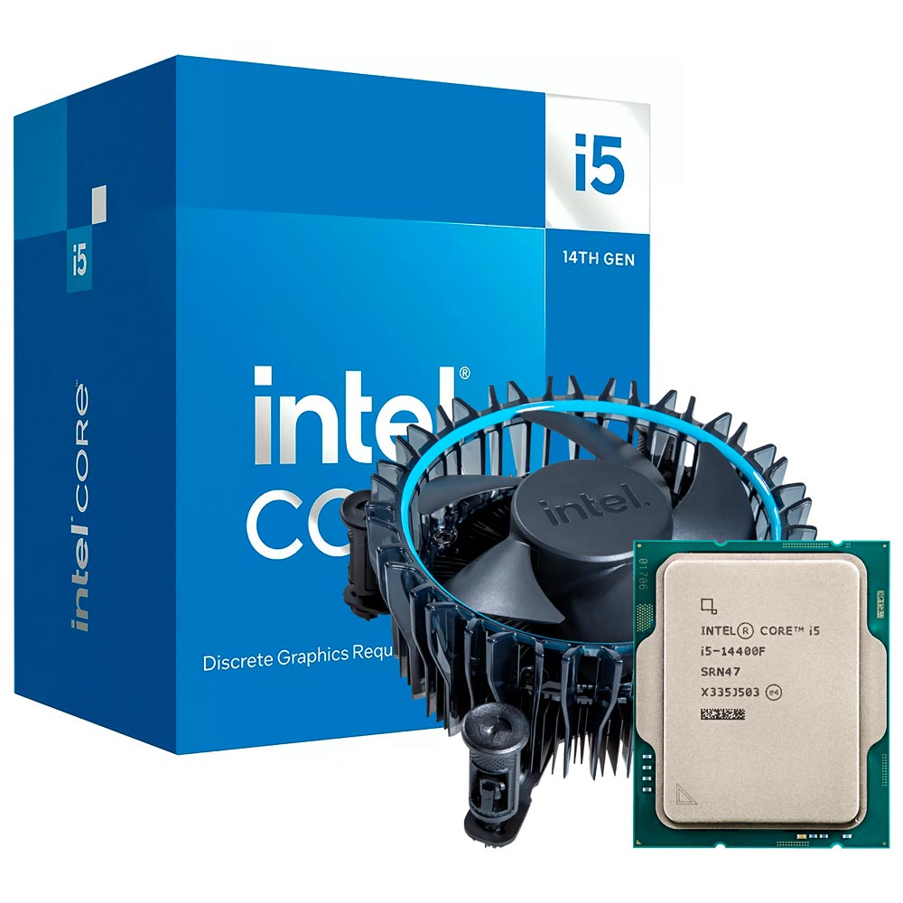 Foto do Produto Processador Intel Core i5 14400F Socket LGA 1700 / 2.5GHz / 20MB