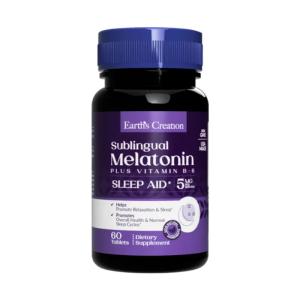 Foto do Produto Melatonina 5mg Earth's Creation 60 Gummies