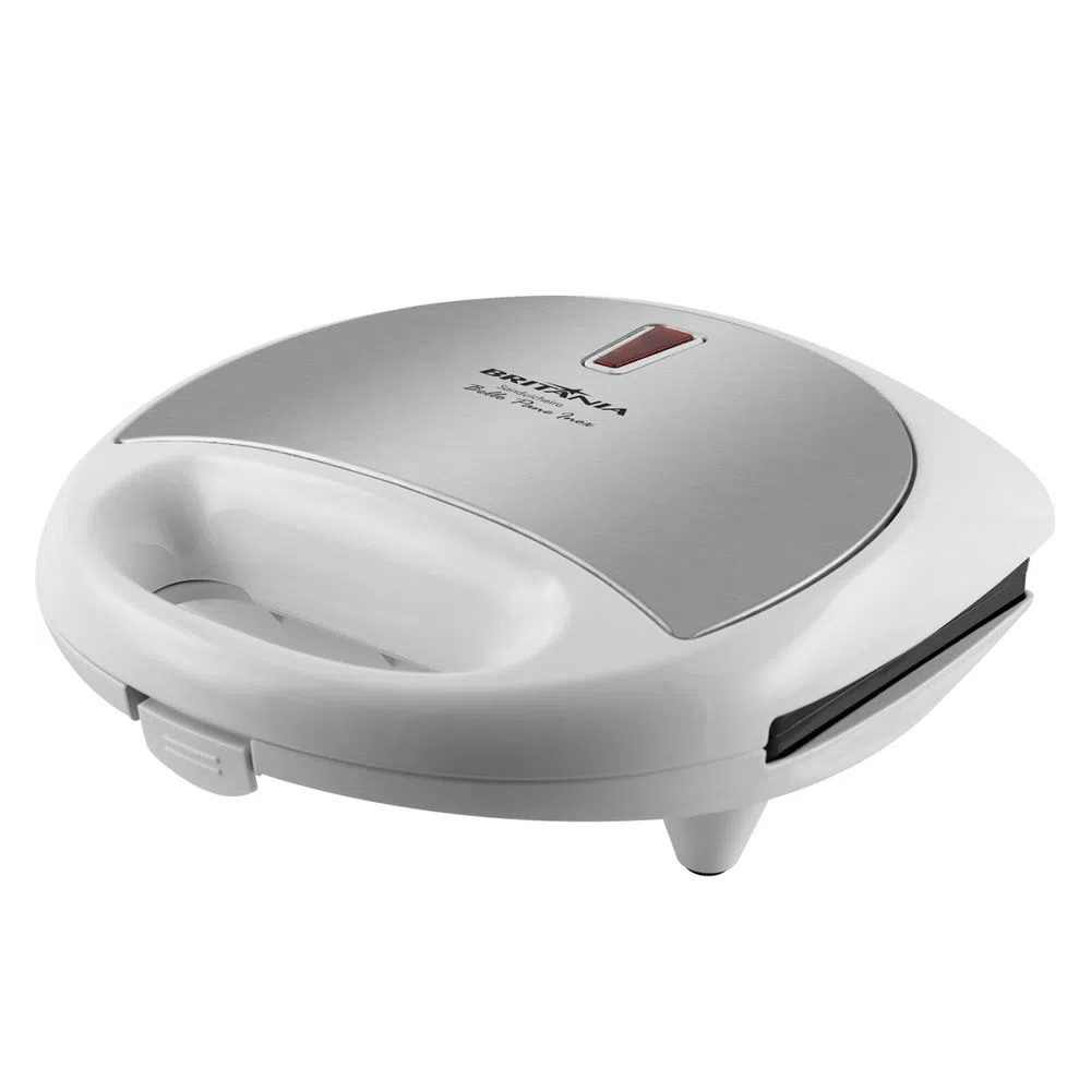Foto do Produto Sanduicheira Britânia Bello Pane Inox - 750W - 110V/60Hz - Branco
