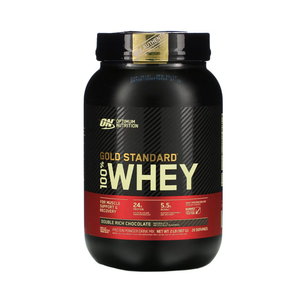 Foto do Produto Gold Standard 100%Whey Optimum Nutrition Double Rich Chocolate 2lb 907g