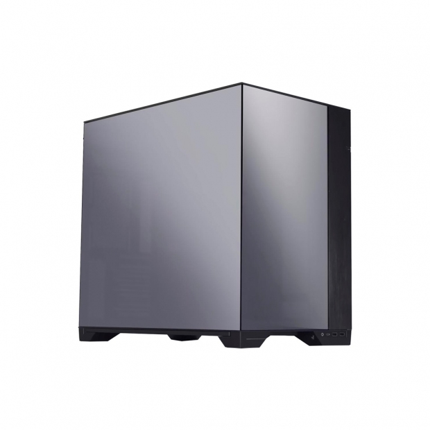Foto do Produto Gabinete Gamer Lian Li 011 Vision, ATX, MID Tower, Lateral e Frontal em Vidro temperado, Chrome/Preto