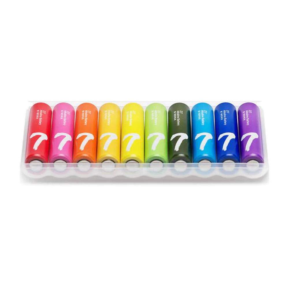 Foto do Produto Xiaomi Pilhas Alcalinas Mi Rainbow AAA C/10 LR03 z17